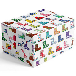 'Christmas Welly Boots' - wrapping paper (sorry sold out) 'Christmas Welly Boots' - wrapping paper (sorry sold out)