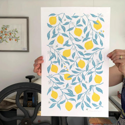 Giclée Print (A2) - Lemons (message to order) Giclée Print (A2) - Lemons (message to order)