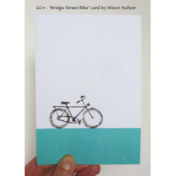 'Bridge Street Bike' greetings card