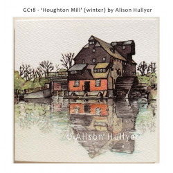 'Houghton Mill' greetings card (winter) sold out 'Houghton Mill' greetings card (winter) sold out