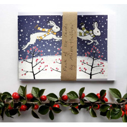 'Arctic Hares' pack of six cards (temporarily sold out)