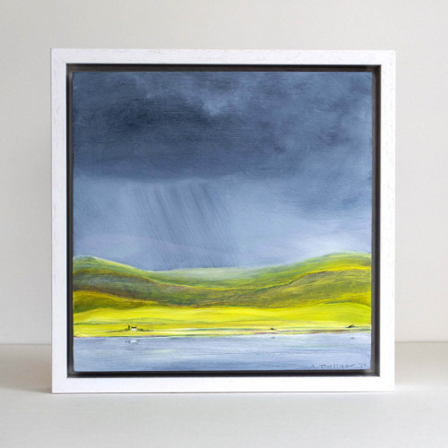 Oil Painting - Light Across the Loch (23cm) - SOLD Oil Painting - Light Across the Loch (23cm) - SOLD