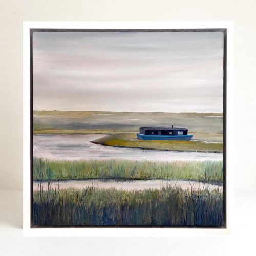 Oil Painting  - Burnham Barge (33cm)