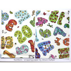 Numbers - wrapping paper *SALE* Numbers - wrapping paper *SALE*