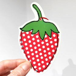 Strawberry - gift tag Strawberry - gift tag