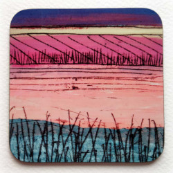 Coaster - 'Fen Sunrise' by Emily Cooper Coaster - 'Fen Sunrise' by Emily Cooper