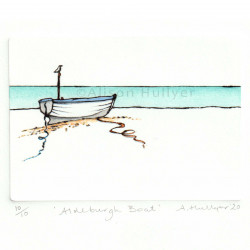 Drypoint - Aldeburgh Boat (framed) SOLD OUT Drypoint - Aldeburgh Boat (framed) SOLD OUT