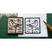 Relief print - Avocet Relief print - Avocet