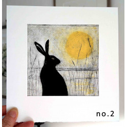 Drypoint Print - 'Midday Hare' *NEW*